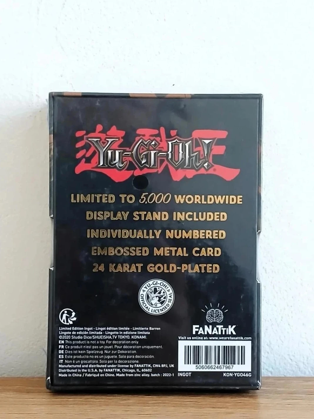 Yu-Gi-Oh! Edição Limitada Placa de Ouro Colecionável Cartão Número 39 Utopia – photo 2